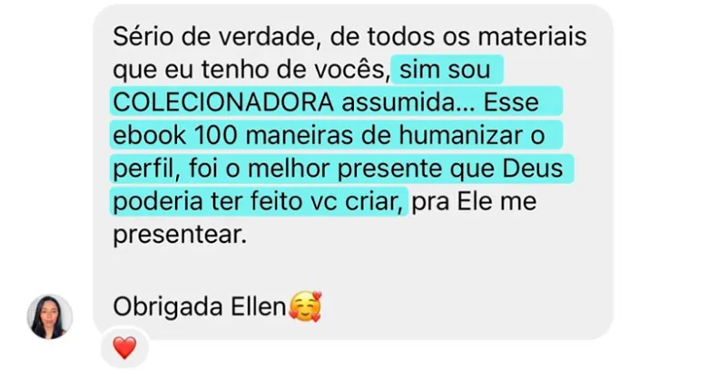 Depoimento de uma cliente da Branding.lab