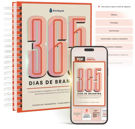 Livro 365 Dias de Branding nas versões impressa e digital